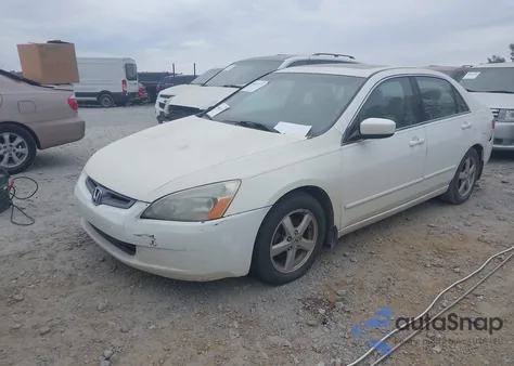 2005 Honda Accord 2.4 Ex из США, поврежденный, VIN 1HGCM56875A020289